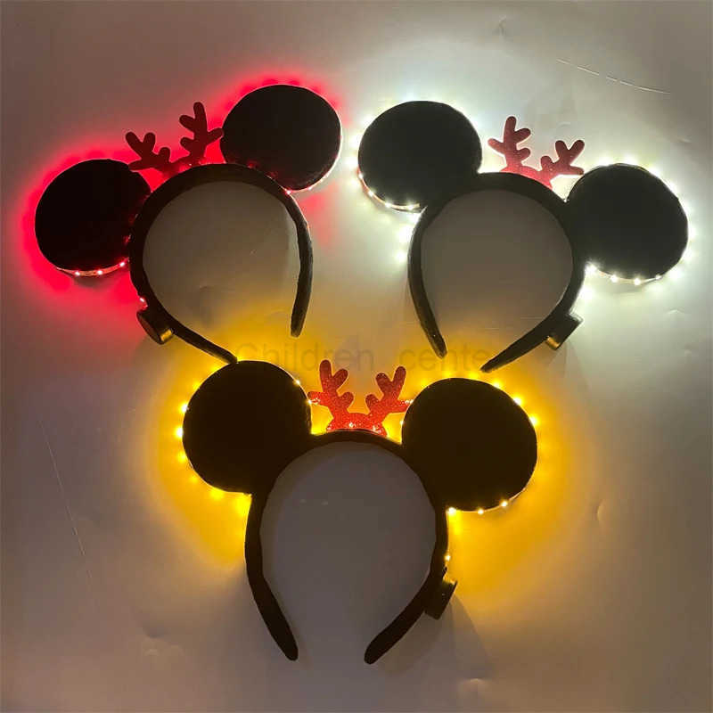 Disney Christmas Cute Character Glow-in-the-Dark Headwear with Lights: Perfect Accessory for Festive Celebrations designer H251119