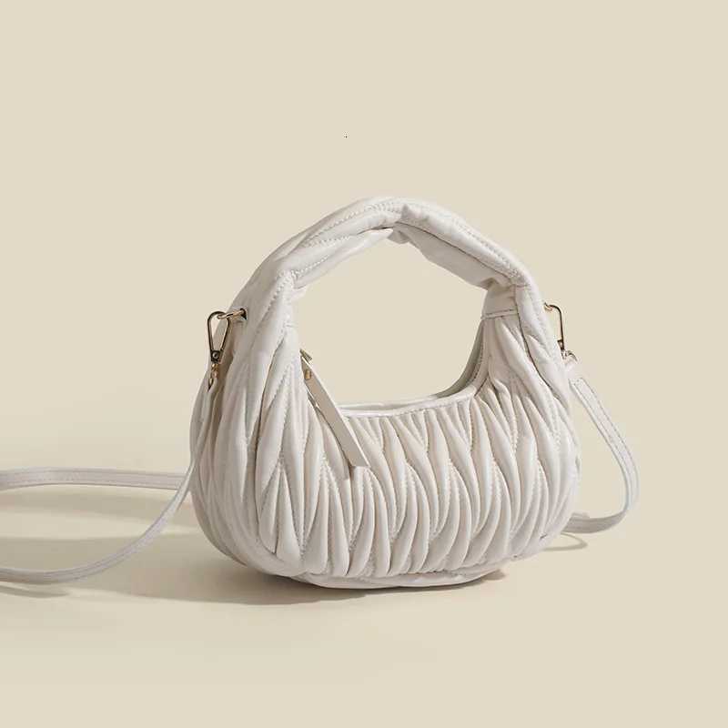 2025 New Koreanstyle Multipurpose Fashion Handbag Solid color with Small Pouch Womens Popular Shoulder Bag At The ElbowT251028