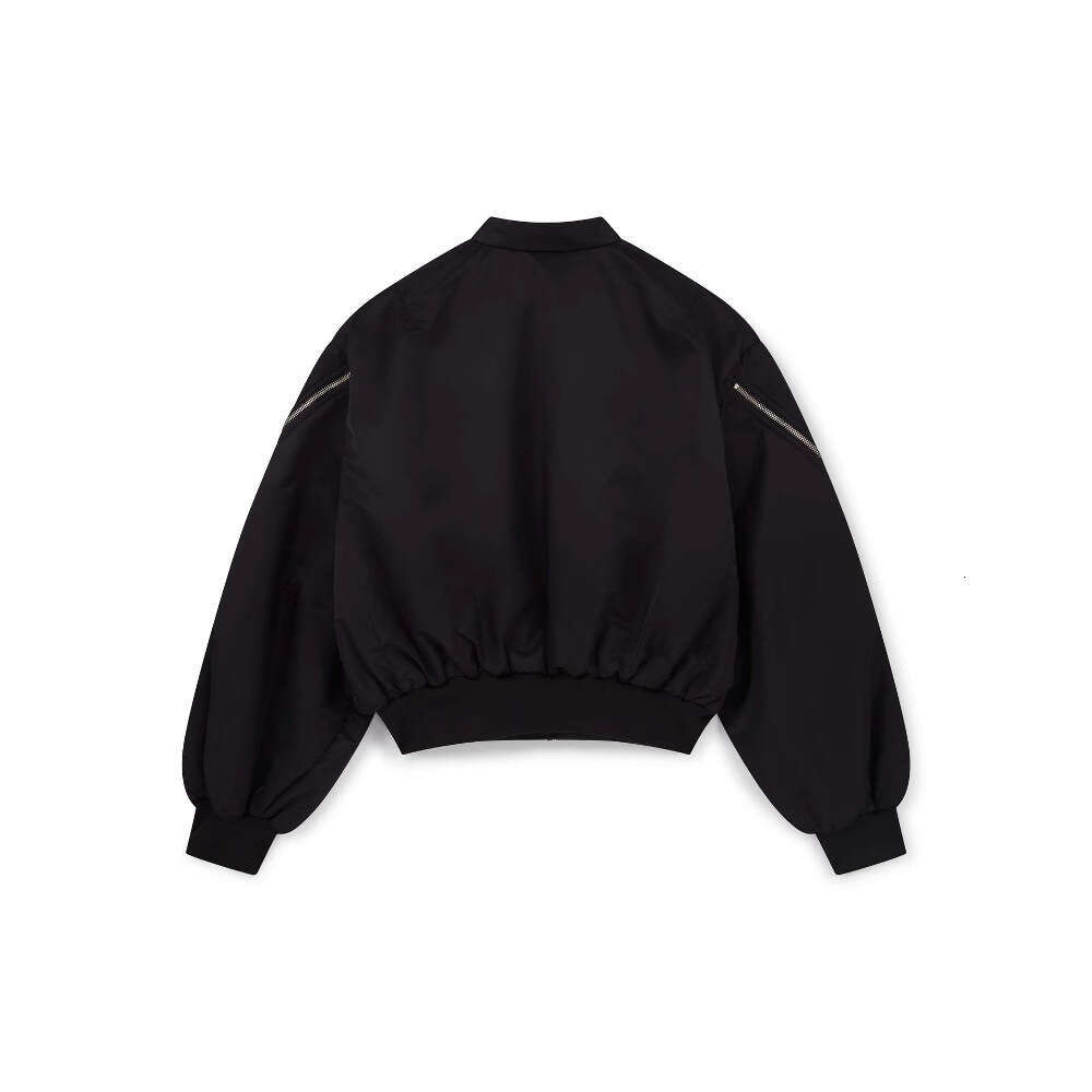 Multi-zipper Design Men's and Women's Loose Letter Embroidery Pattern Fashion Sweatshirt