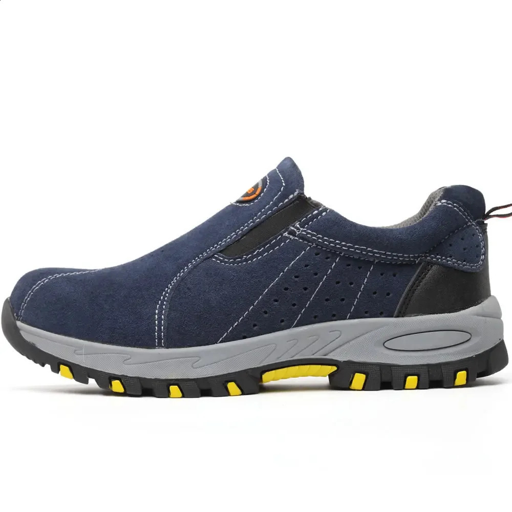 Labour Protection Safety Work Boots AntiSmashing AntiPuncture Welding Industrial Steel Toe Men Slip on Sneakers w251013