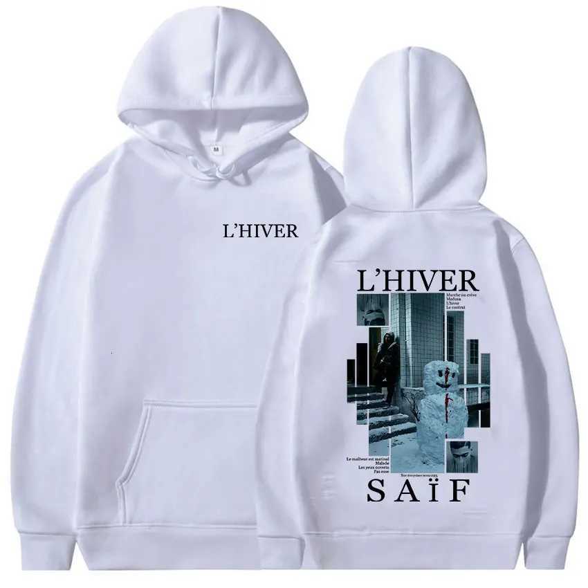 Rapper LHIVER Saif Album New Hoodie Mens Women Hip Hop Pullover Sweatshirt Long Sleeve Retro Hoody Autumn Winter StreetwearXJ251028