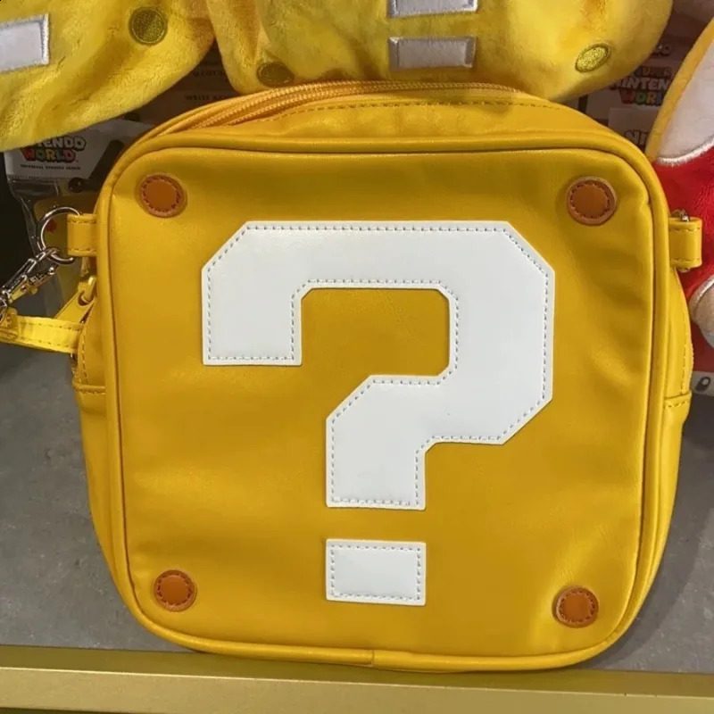 Question Mark Womens Crossbody Bag Cartoon Cute Phone Makeup Handbag PU Small Square Storage 251018