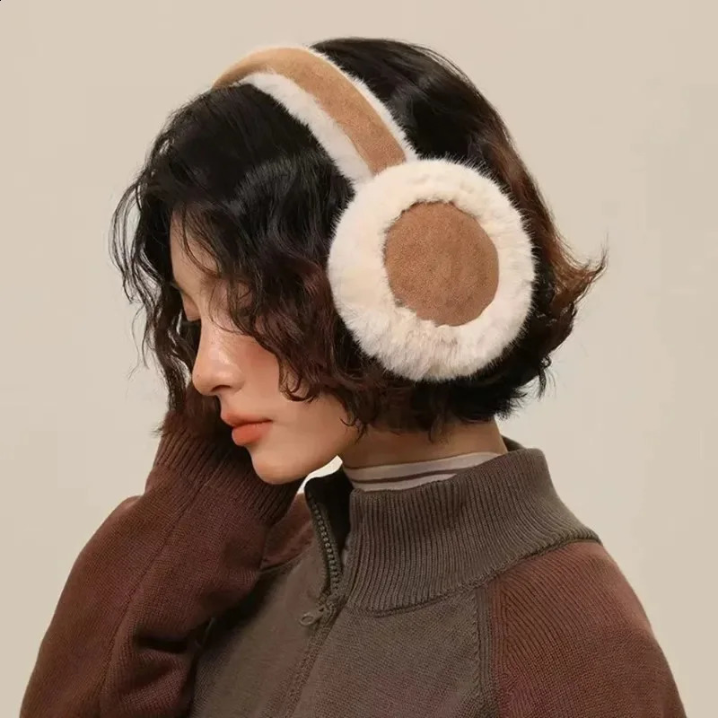 Plush Women Winter Earmuffs Foldable Soft Ear Warmers for Outdoor Activities Cold Weather Elegant Fashion Accessory Suitable 251027