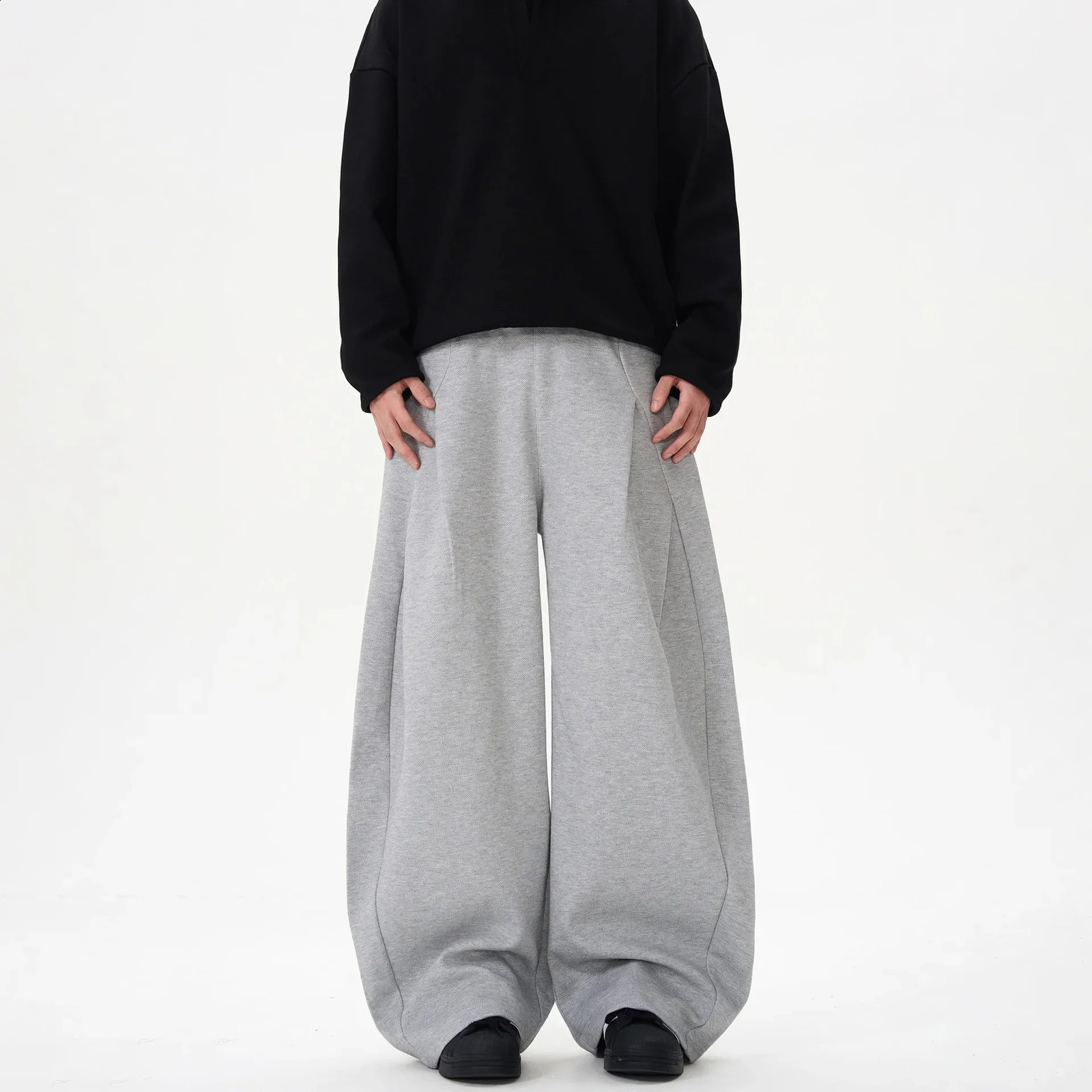 American Deconstructed Design Loose Leg Casual Pants Men Spring Autumn Sports Sweatpants Trendy Brand Versatile Long 251027