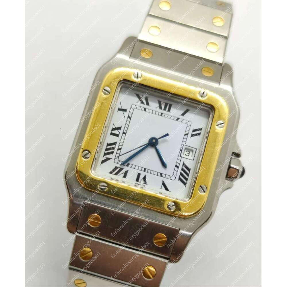 Designer Luxury Watch for Women Elegant 26mm /29mm Square Quartz Mens Watch with Stainless Steel Band - Classic Fashion Accessory Watches for Men xc3
