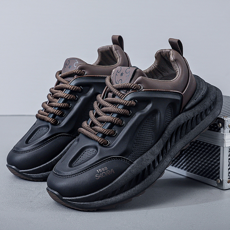 Fall casual shoes men's shoes Korean fashion dad shoes men's trendy shoes platform running sports shoes