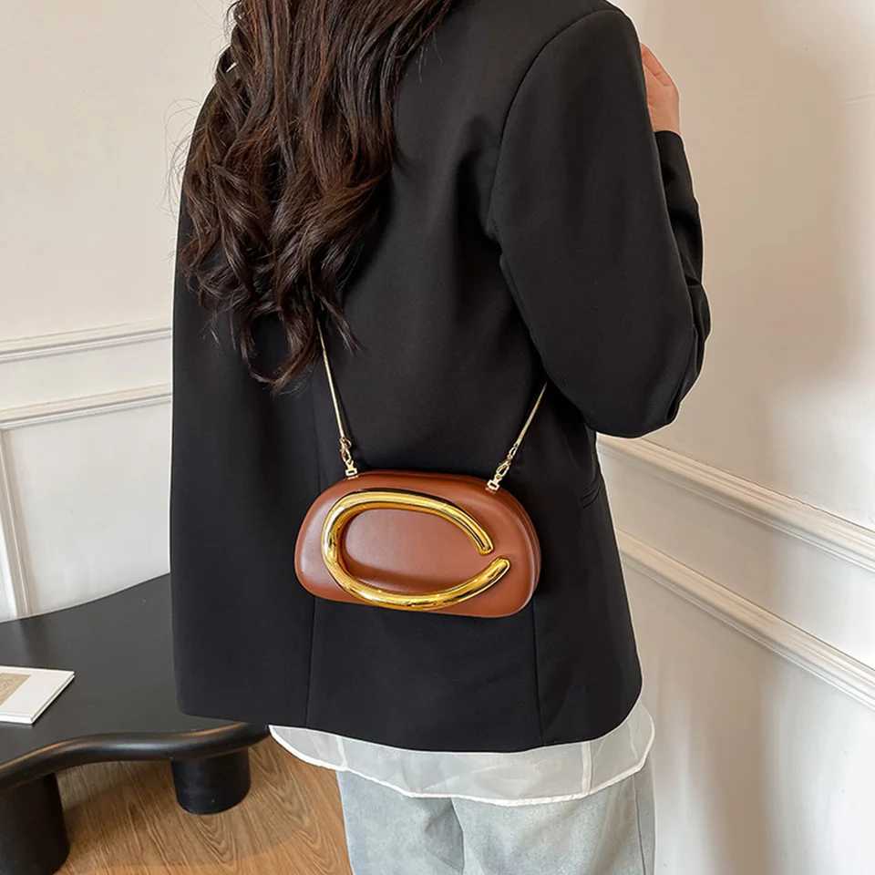 Women PU Leather Trendy Clutch Purses Removable Strap Crossbody Shoulder Bag Handheld Shoulder Clutch Bag for Evening Dinner H251027