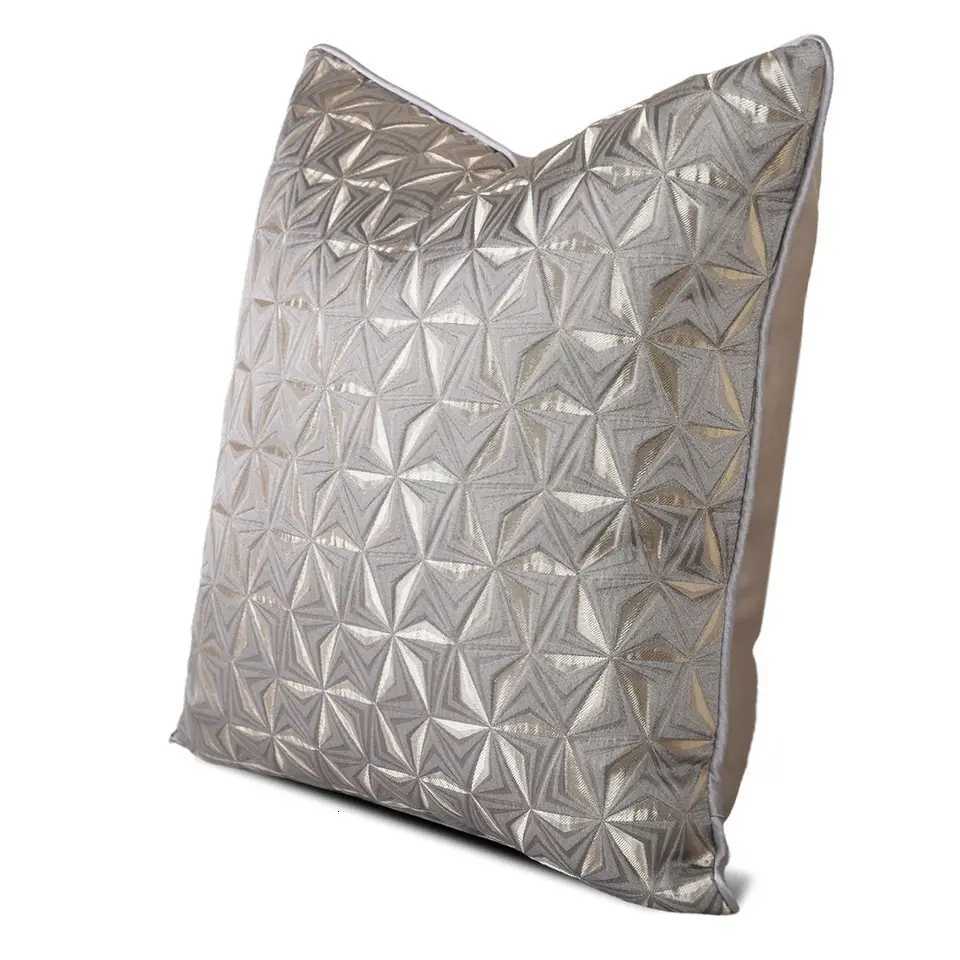 Pillow Case Design Luxury Sofa Cushion Cover Grey Snowflakes Geometric Covers for Home Sofa Decoration 30x50 45x45 50x50 60x60cm C251028