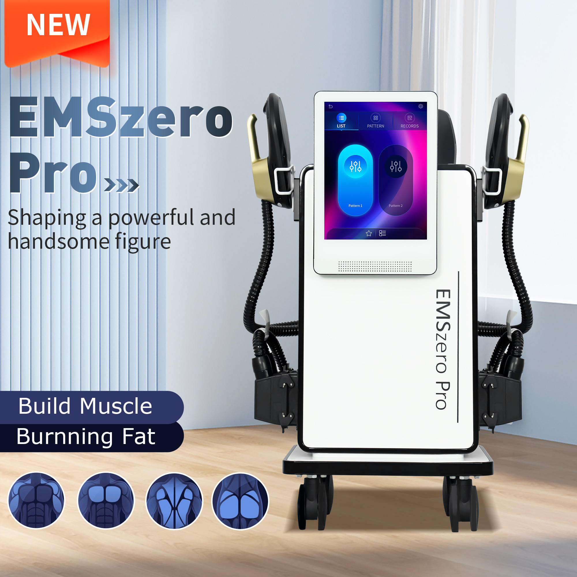 High-end EMS Sculppt Body Sculpting RF Slimming Machine EMSzero Weight Loss And Muscle Building Electromagnetic Muscle Stimulator CE/ROHS
