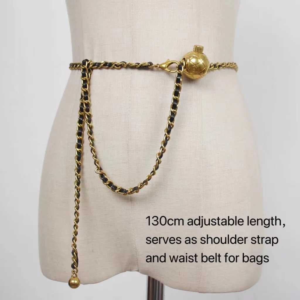 Leather Chain Waist Bag Shoulder Strap WOMENS Crossbody Bag Waist Wallet Fashion Waist Bag Detachable Play Waist BeltW251028