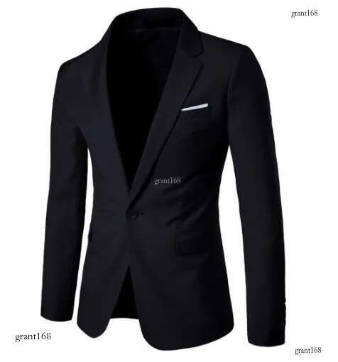 Men's Suits Blazers Formal Business Korean Casual Single Slim Fit Coat Blazer Pants Wedding Groom trajes de hombre 221115