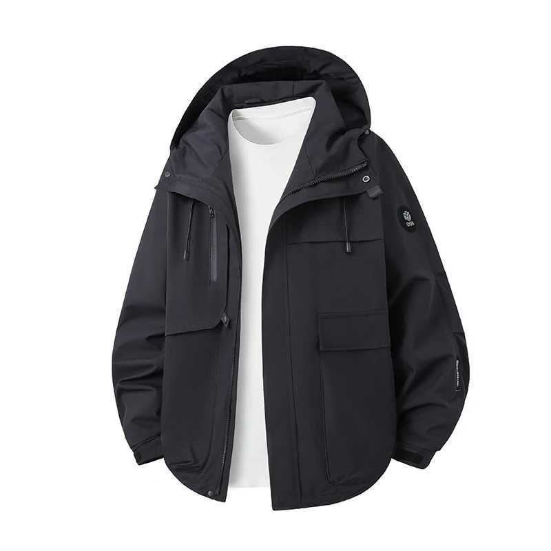 New Autumn and Winter Unisex Windproof Waterproof Highquality Comfortable Versatile Casual and Fashionable Jacket for Men X2510281