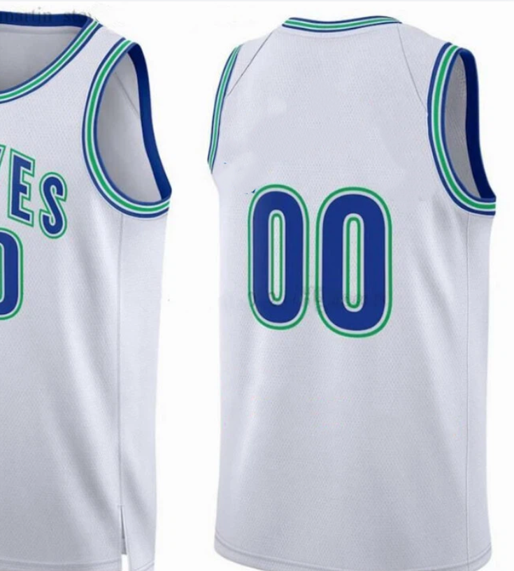 Anthony Edwards MIN Timberwolven Basketball Jerseys Julius Randle Naz Reid Donte DiVincenzo Jadenn McDaniels Terrence Shannon Gobert Custom Classic Je