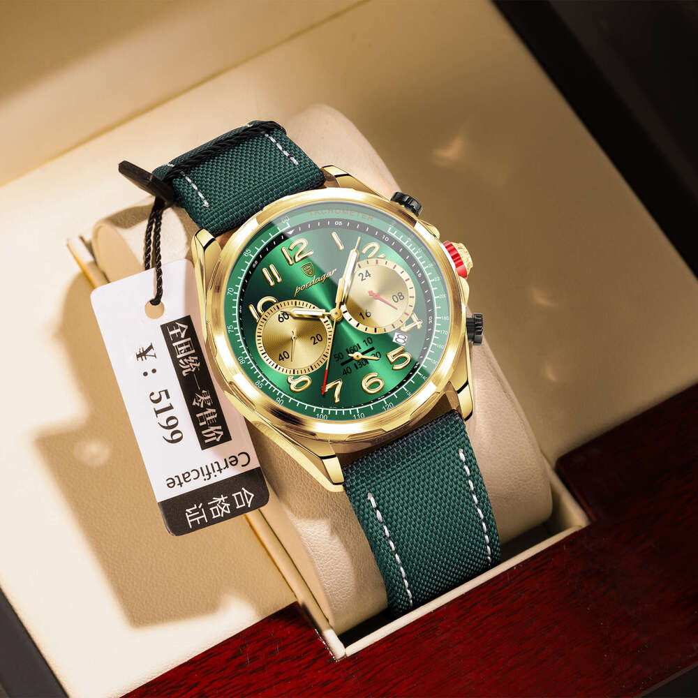 Swiss Brand New Men's Fashion Casual Chronograph Quartz Watch