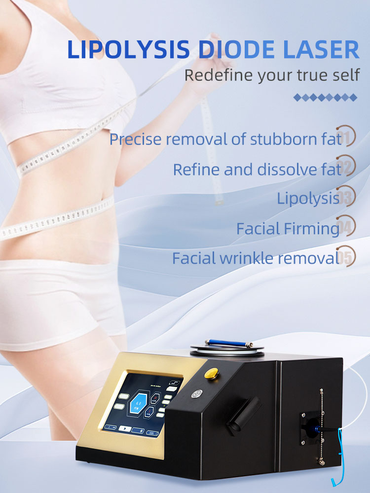980nm Diode Laser Body Sculpting Slimming Lipolysis Laser Fat Reduction Face Lifting Endo lifting Laser Lipo Suction Professional Machine