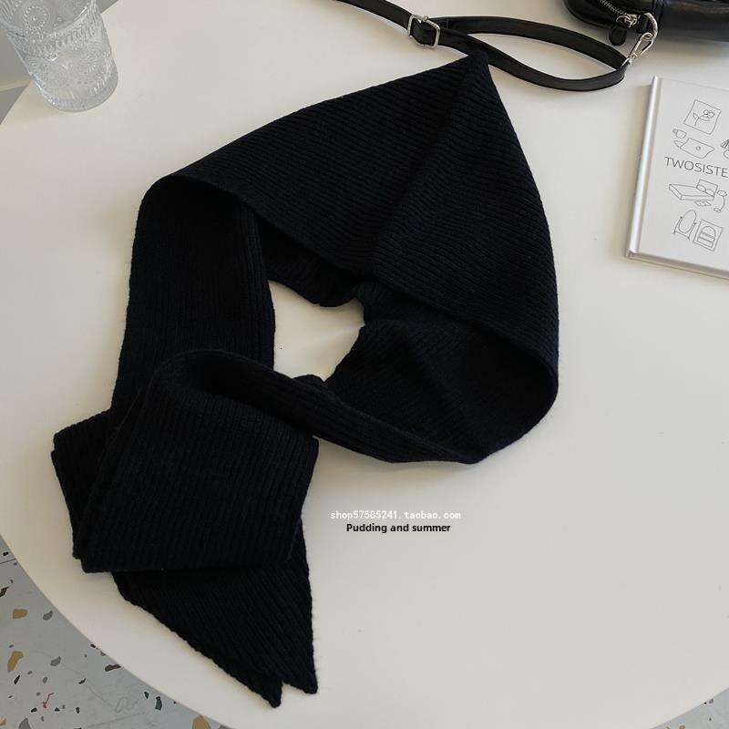 Style Blogger BI Casual Hat Scarf Neck Warmer Integrated Shawl Fake Collar Student Korean Version Autumn Winter Warm