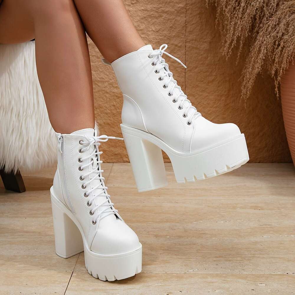 Women's Retro Roman Strap Shoes - Lightweight Synthetic Cover Block Pumps With Round Toe, All-Season Versatile For Casual & Ocns, High Heel Forma