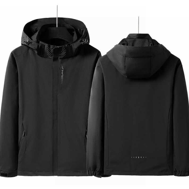 Mens Waterproof Rain Jacket Lightweight Outer Hooded Outdoor Raincoat Hiking Windproof Jacket Climbing Outdoor Jackets X2510281
