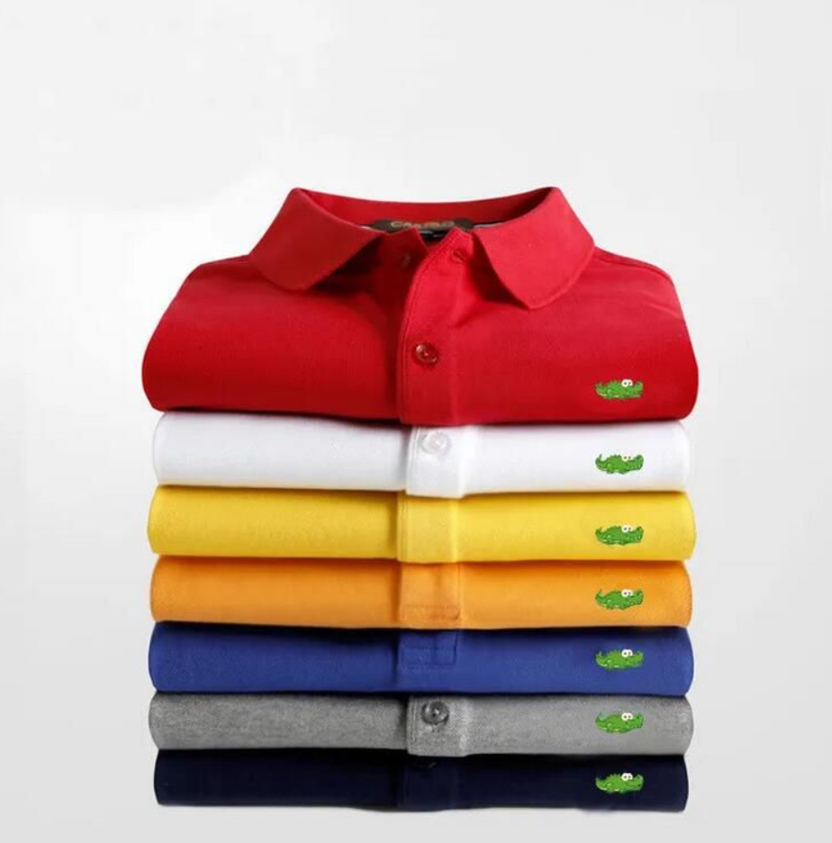 Designer Big Small Horse Polo Shirt Printing Clothing Men High Quality Crocodile Embroidery LOGO Short Sleeve Summer Casual Cotton Polos T-Shirts