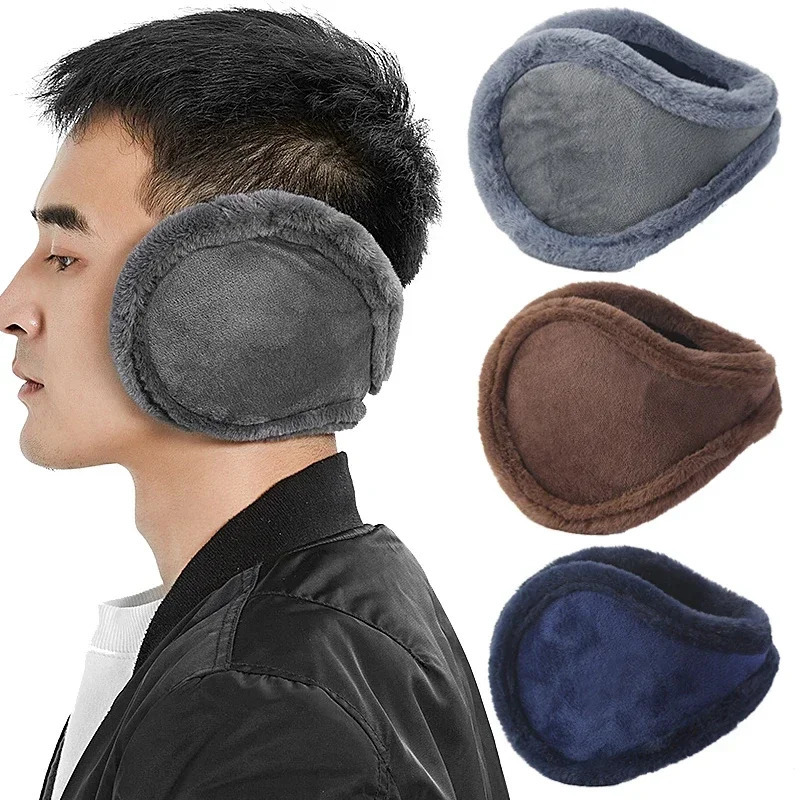 Thicken Adult Men Women Winter Velvet Keep Warm Fur Fleece Earmuffs Fashion Plush Cloth Wrap Cover Ear Muffs Band Warmer Earflap 251024