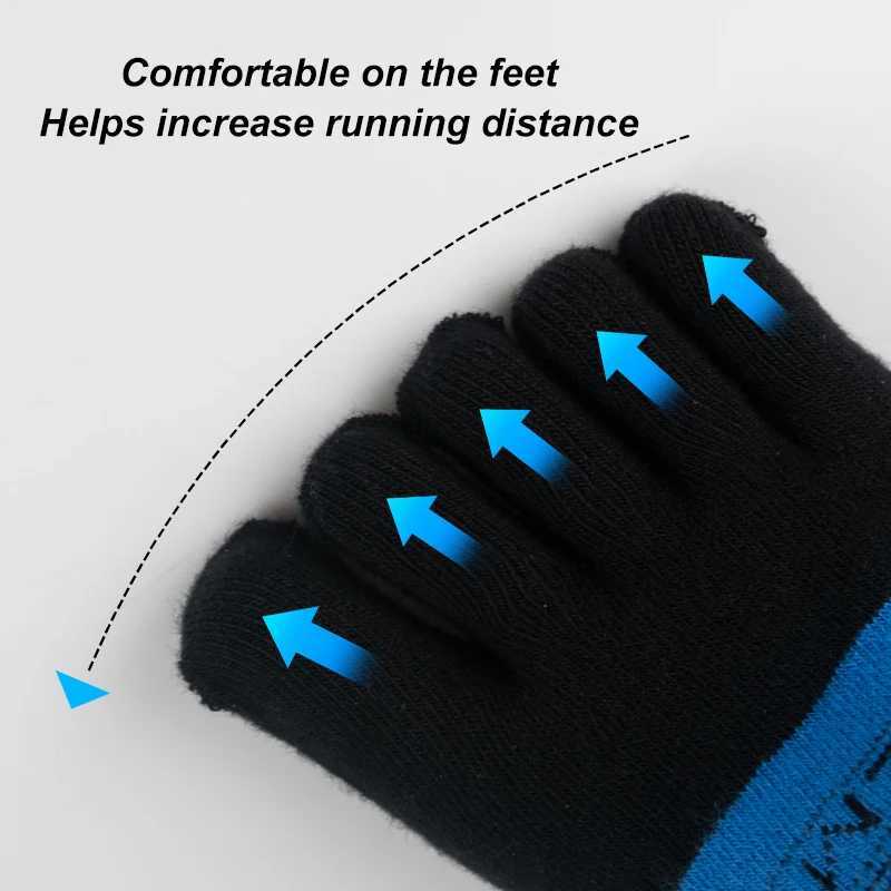 WRELS Five Finger Socks Ankle Socks Sports Breathable Sweatabsorben Comfortable Shaping Anti Friction No Show Socks With Toes J251028
