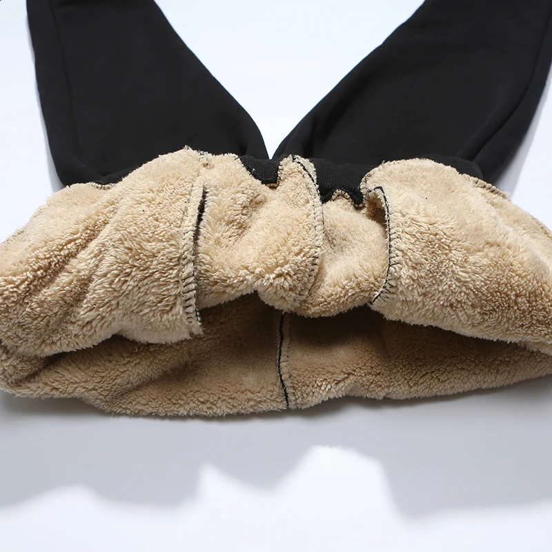 Mens Winter Pants Male Stretch Warm Sweatpants Thermal Thick Fleece Trousers Men Windproof cashmere Lamb wool Joggers 251027