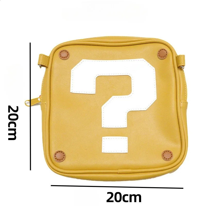 Question Mark Womens Crossbody Bag Cartoon Cute Phone Makeup Handbag PU Small Square Storage 251018