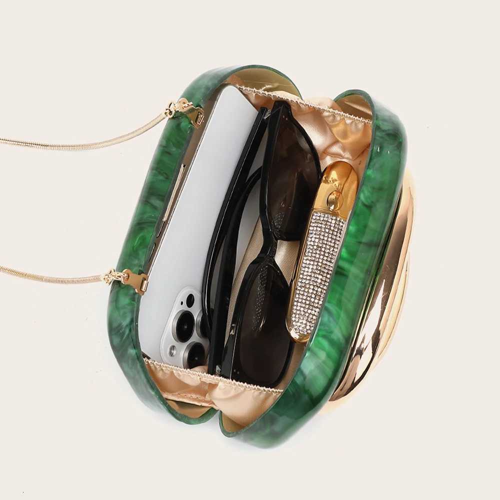 Box Bag Metal Details Crossbody Bag Acrylic Shoulder Bags Handbags Womens Handbag Ladies Female Evening Purse H251027