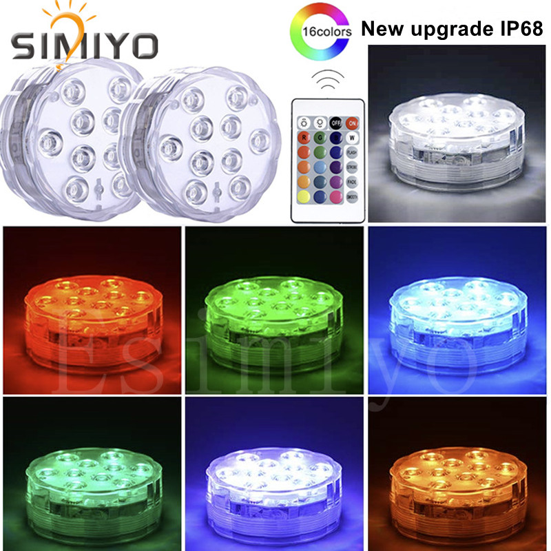 Versatile Submersible Lighting Solution: Robust Build Quality + Enhanced Visibility Thanks To Its Dynamic Hue Capabilities--Waterproof lamp