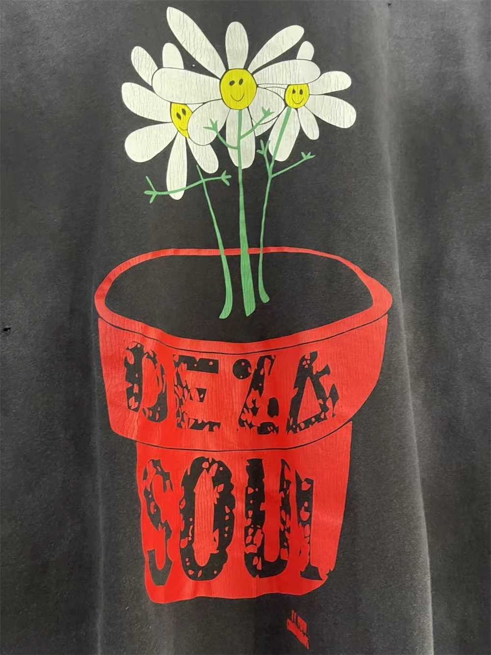 Washed Vintage Saint 25SS De La Soul Is Dead Long Slves T Shirt Men Women High Quty Tshirt X251028