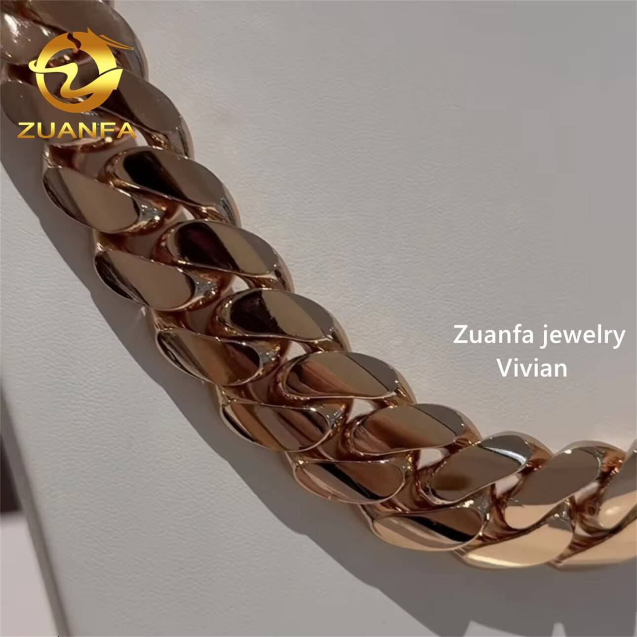 18MM VVS Moissanite Diamond Cuban Link Moissanite Necklace Sterling Silver 925 Hip Hop Miami Cuban Link Chain Necklace