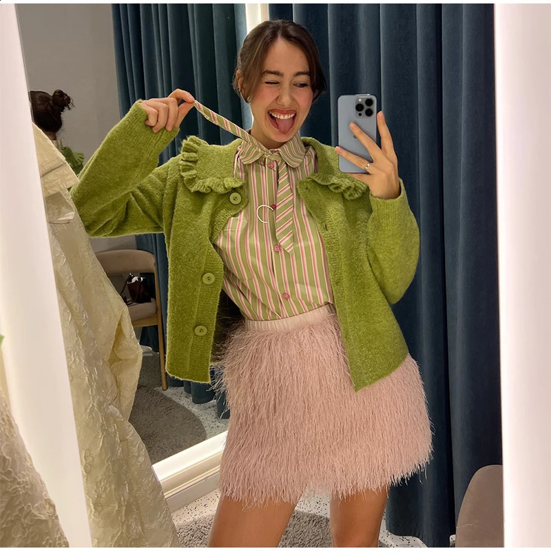 Soft Solid Knit Hooded Loose Sweater Slouchy Long Sleeve Drop Shoulder Pocketed 2025 Autumn Cozy Women Top Casual Lady Jumper 251027