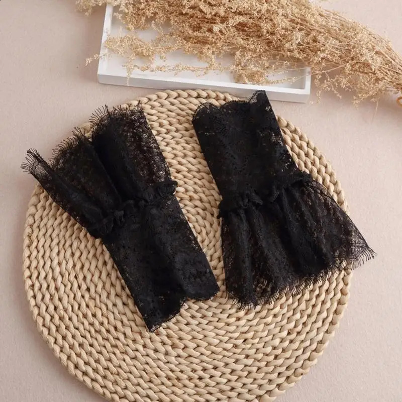 Detachable Wrist Cuffs for Women Wedding Dress Pleated Cuffs Lace Fake Cuffs AXYD 251027