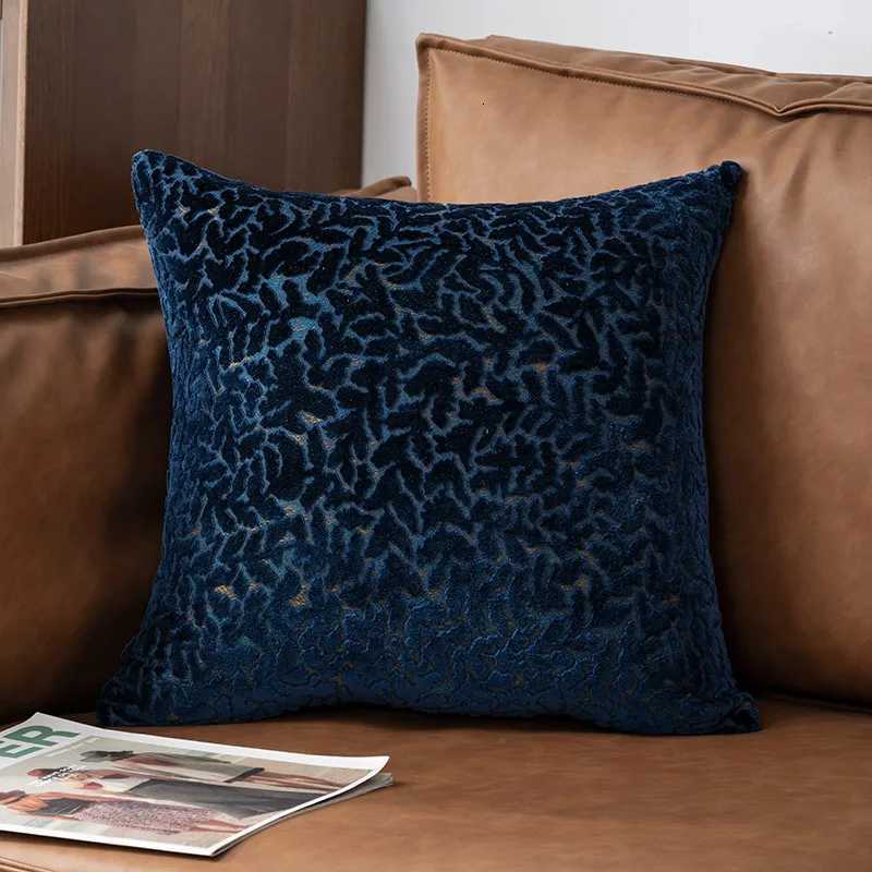Pillow Case Cover Light Luxury Style Sofa case Modern Cut Velvet Threedimensional Cushion Cover 45cm C251028