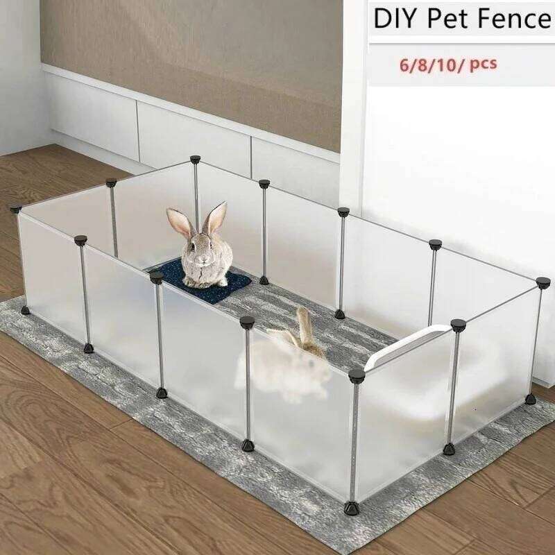 designer brand Playpen DIY Small Pet Freely Combined Foldable Cage Yard Fence for Dog Cat Kitten Rabbit Guinea Pig Bunny Hedgehogs