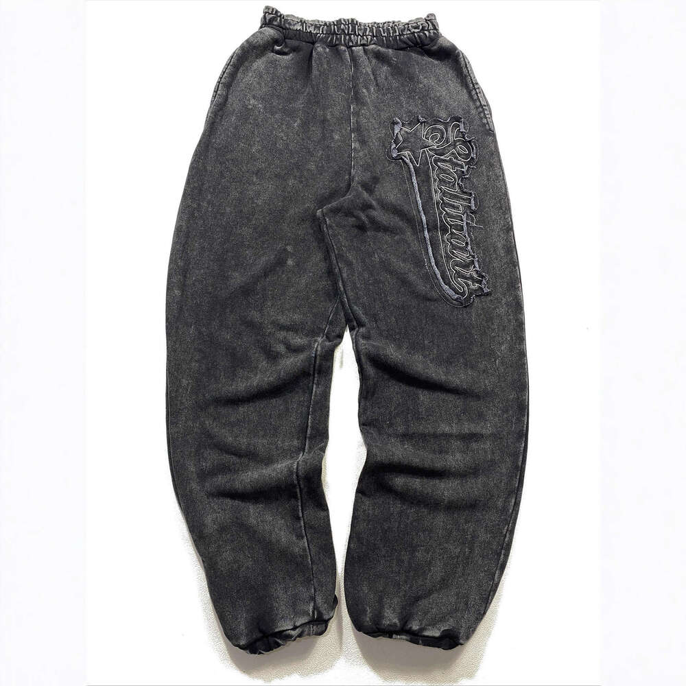 Autumn Winter New Fashion Gothic Washed Wide-Leg Ins Harajuku Stretch Casual Long Pants Versatile Clothing