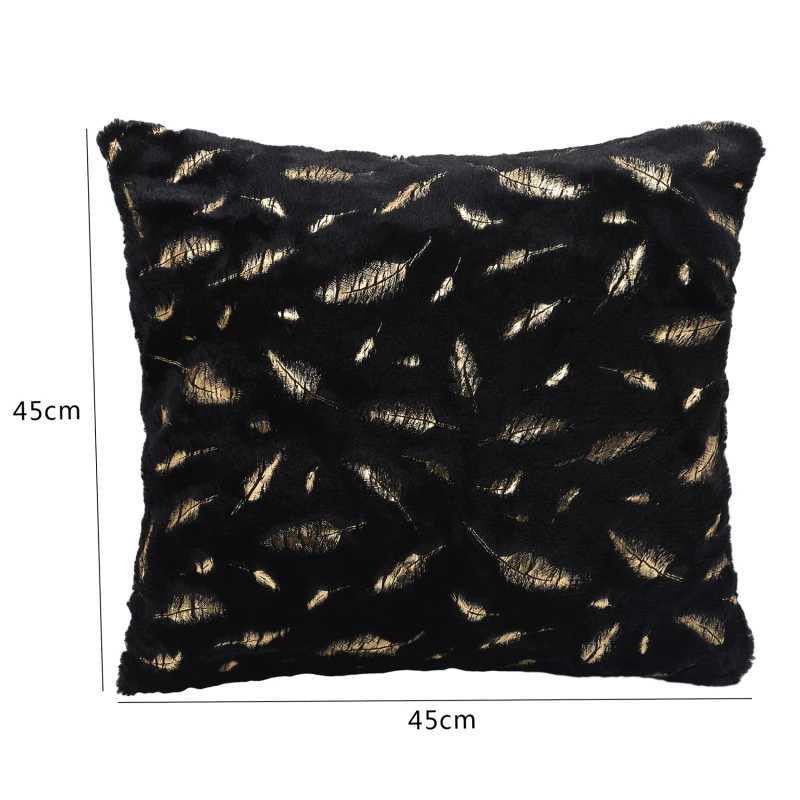 Pillow Case New Short Fleece Cushion Cover Plush Case Winter Warm Fluffy Sleeping case Home Bed Cushion Cover 4545cm C251028