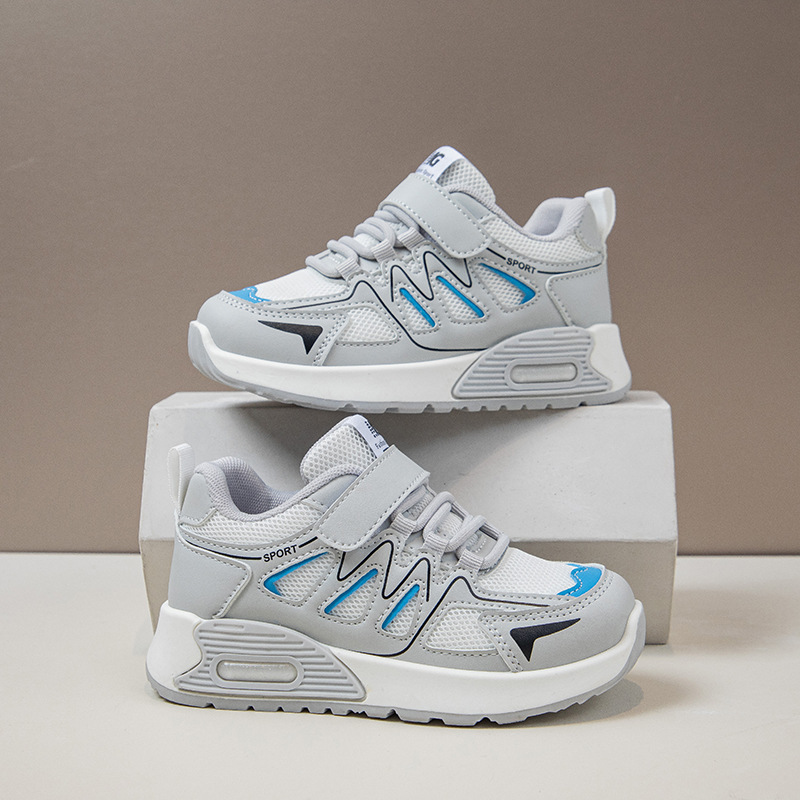 New design Shoes Children's Sports Shoes New 2025 Spring/Autumn Comfortable Children's Double Net Boys' and Girls' Fashionable Cas