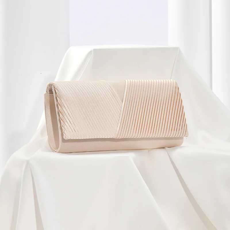 New pleated dinner bag Vintage banquet storage bag Beautiful gift bag for women for various festivals Wedding party evening bag H251027