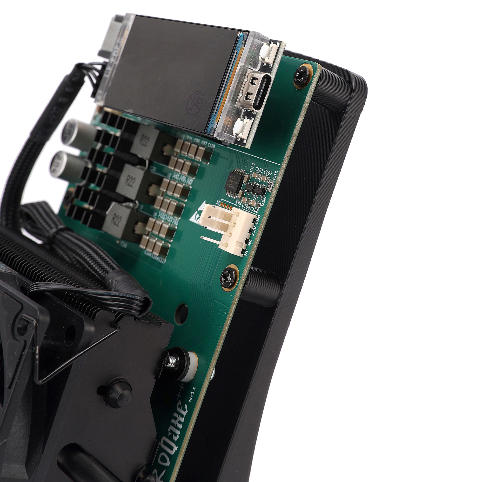 Stellapex Solo Miner Nerdqaxe++ 4.8TH/s Bitcoin Miner Hashrate 75W Power BM1370 Chips ASIC Miners Cryptocurrency Mining Hardware Crypto Machine Home B