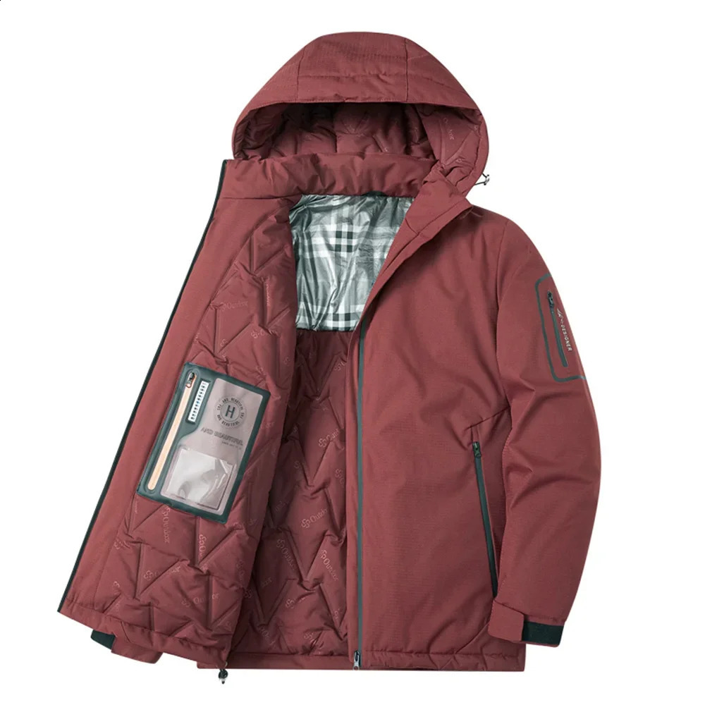 Autumn Winter Outerwear Parkas Men Trendy Brand Hooded Sports Bread Coat Thickened Warm Inner Graphene Padded Jacket 251027