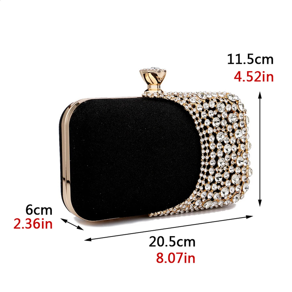 Hollow Out Fashion Women Evening Bags With Diamonds Shoulder Chain Handbags Wedding Bridal Female Purse Sequined Holder 251023CJ