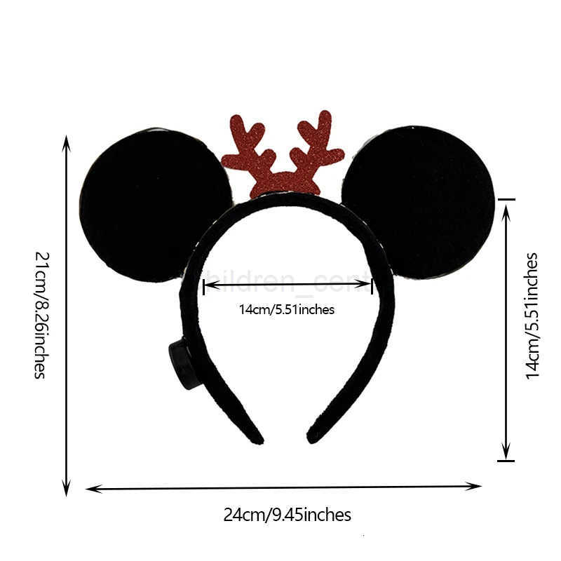 Disney Christmas Cute Character Glow-in-the-Dark Headwear with Lights: Perfect Accessory for Festive Celebrations designer H251119