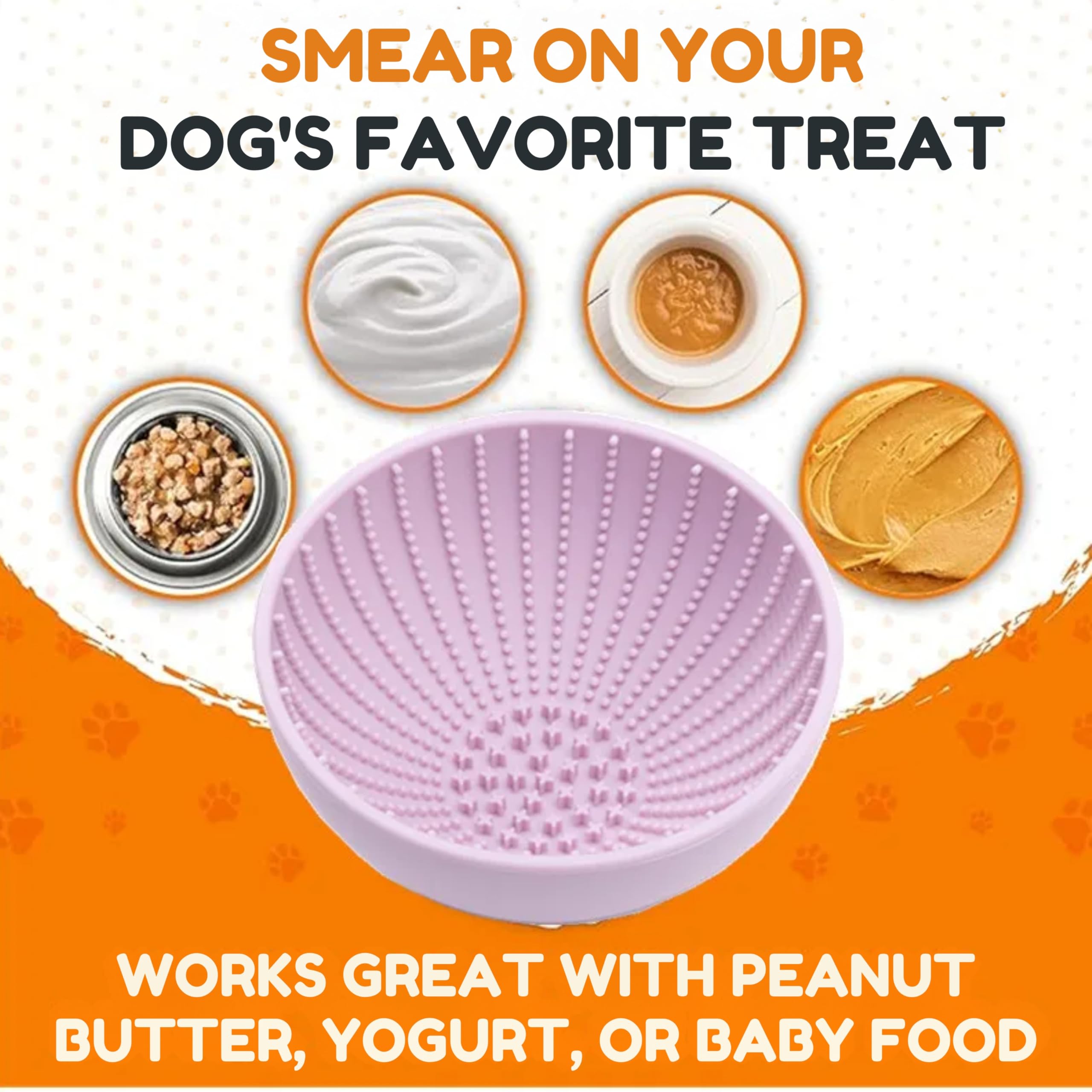 New color environmentally friendly silicone dog licking pad bowl, pet slow feeder, water bowl