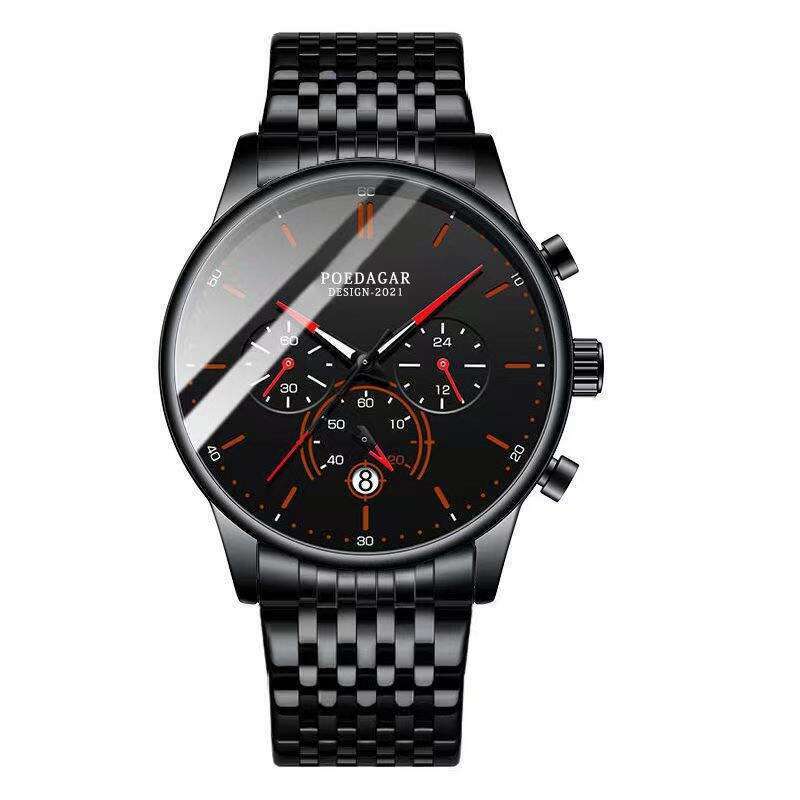 Bodaga New Multifunctional Men's Male Student Korean Version Ultra-thin Fashion Quartz Watch