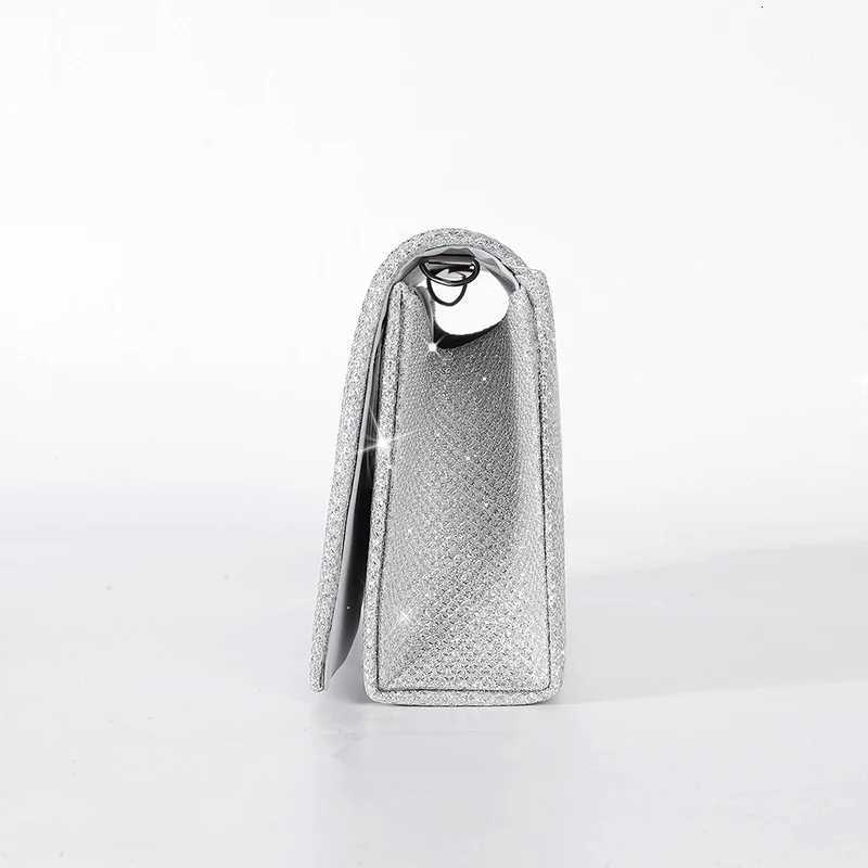 Womens Evening Shoulder Bag Bridal Clutch Party Prom Wedding Envelope Handbag Glitter Shiny Purses Sling Dating Dressy Bag H251027