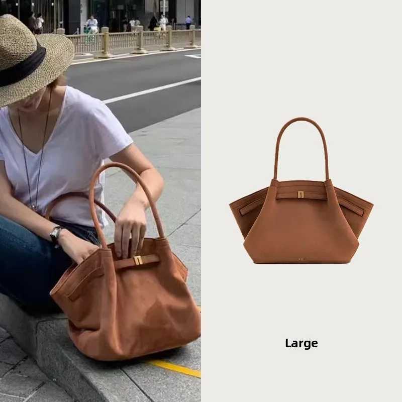 JWPEI Dumpling Shape Large Capacity Cmuter Suede Shoder Handbag Fiable Trendy Tot Bag Polter Lining Chinese Origin Y251028