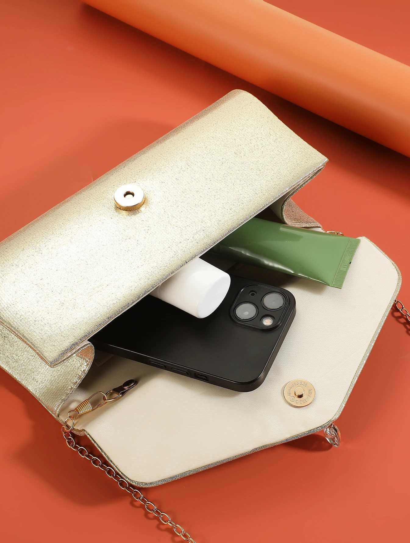 New Wedding Banquet Diamond Handbag Dress Tassels Evening Bag rhinestone Metallic shoulder bag Fashion clutch bag Wedding party H251027