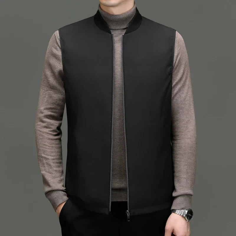 Winter Down Jacket Mens Fashion Midlength Fur Collar Thick White Duck Down Coat Male Casual Detachable Liner Warm Coat 251023