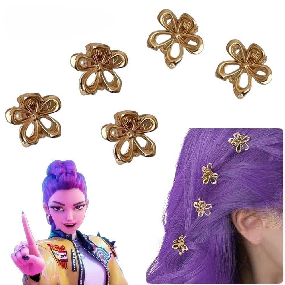 20pcs Demon Hunter of KPop Rumi Hair Clip Cosplay Braids Hairpin Disfraz Costume Accessories Halloween Carnival PropsW251028
